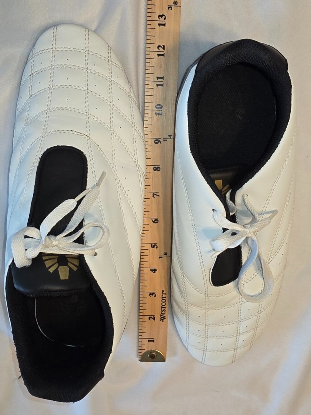 BMA Best Martial Arts Shoes White Mens Size 12 Karate Dojo Taekwondo - Picture 11 of 13